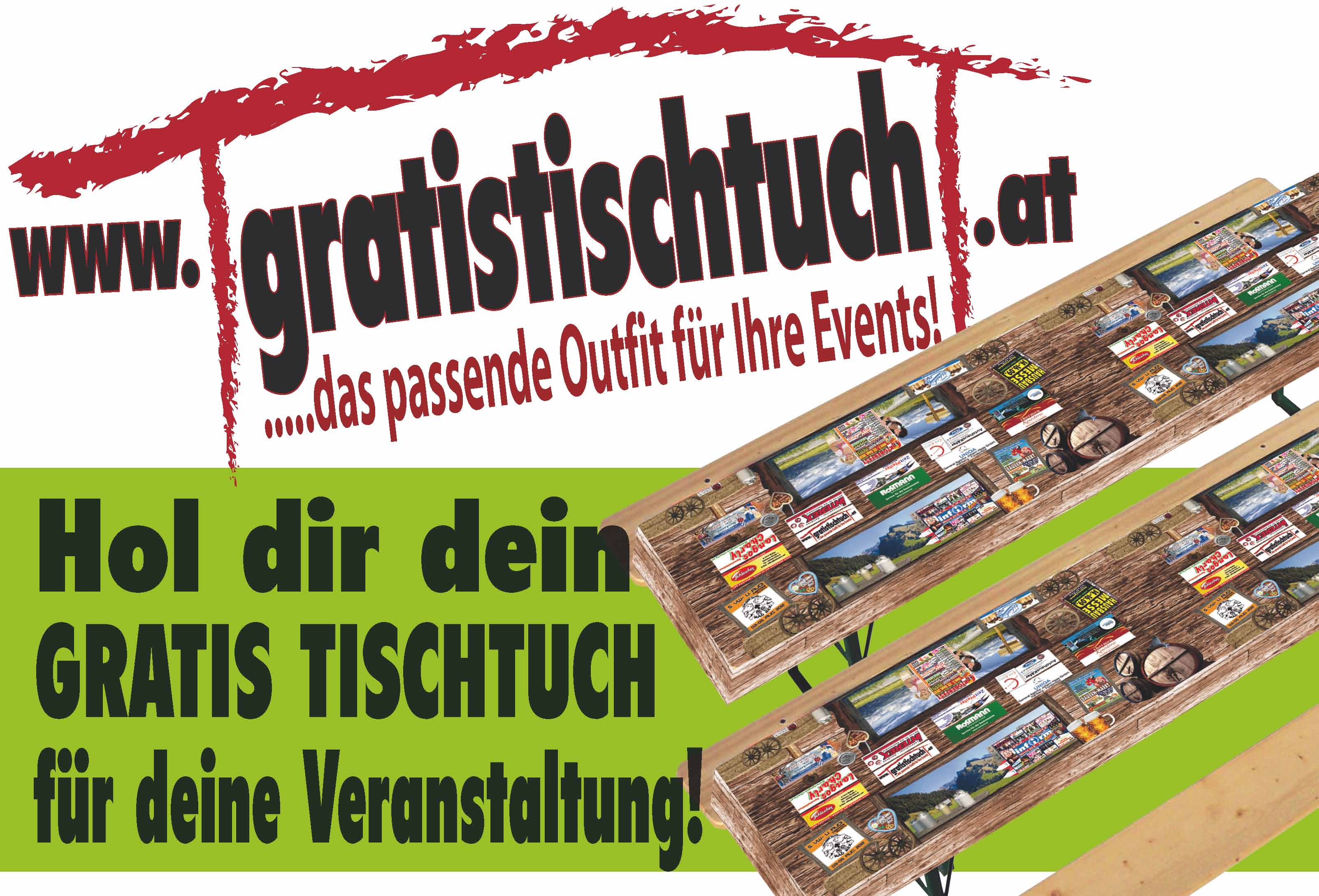 Banner Tischtuch